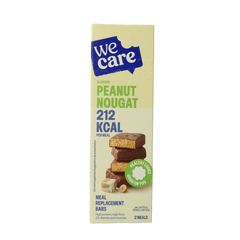 WeCare Meal replacement bars peanut nougat 116 Gram