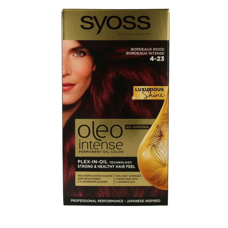 Syoss Color Oleo Intense 4-23 bordeaux rood haarverf  1 Set