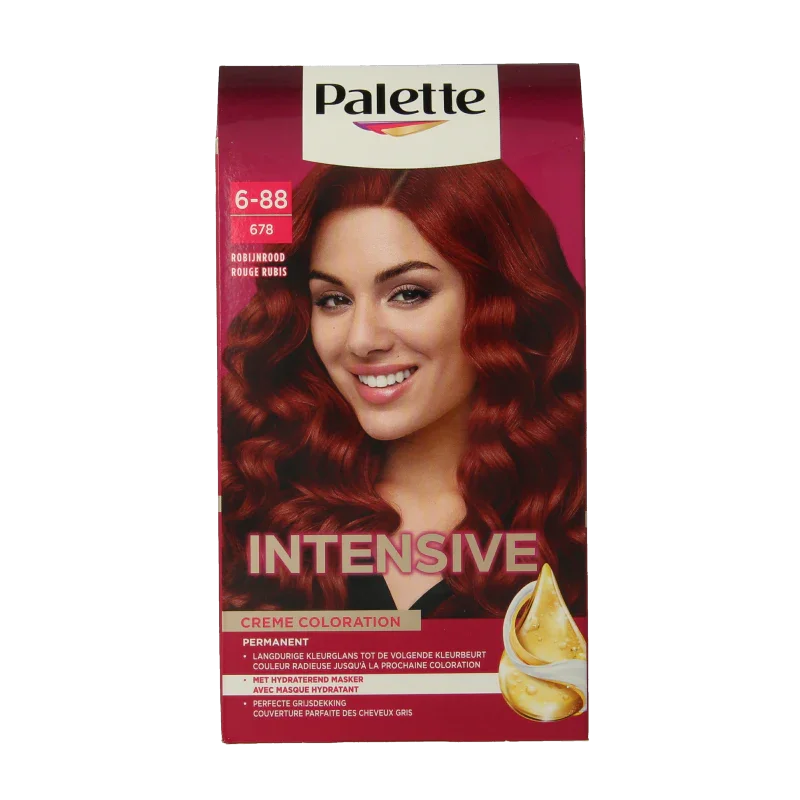 Poly Palette Haarverf 678 Robijn rood 1 Set