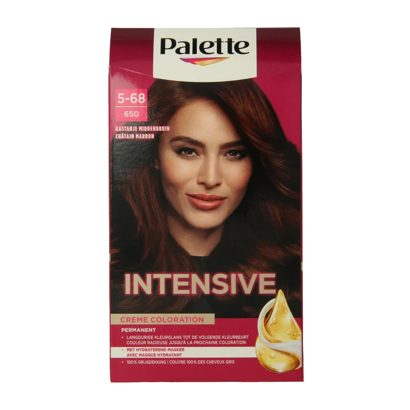 Poly Palette Haarverf 650 Kastanje middenbruin 1 Set