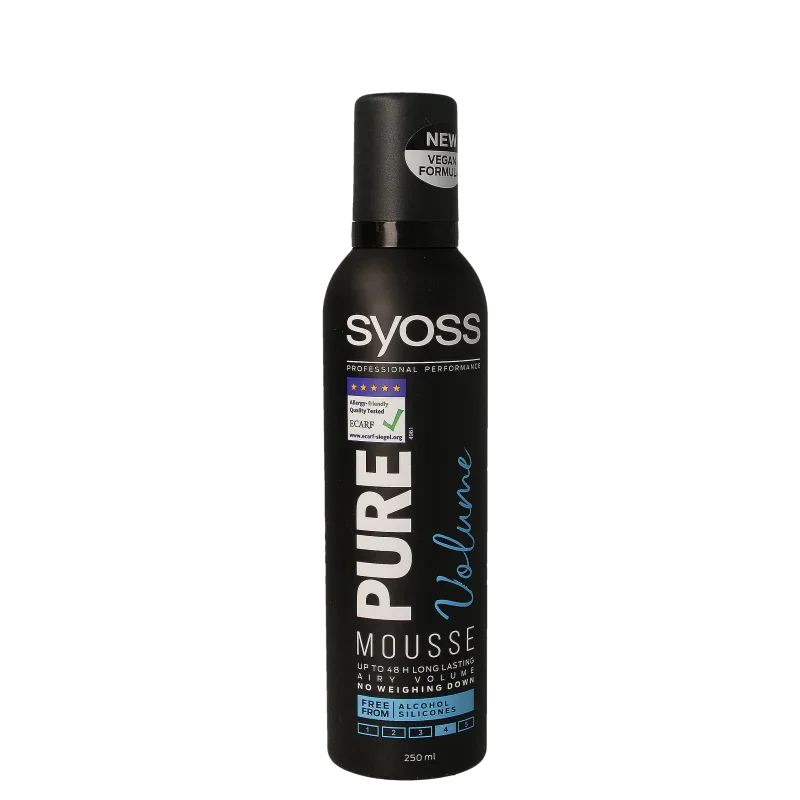 Syoss Mousse pure volume 250 Milliliter