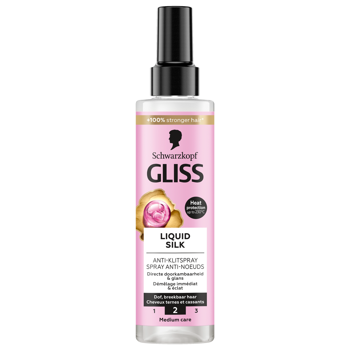 Gliss Kur Anti-klit spray liquid silk gloss 200.00 Milliliter