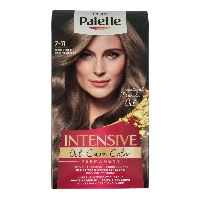 Poly Palette Haarverf 7-11 donker asblond 1 Set
