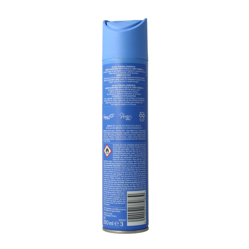Junior Hairspray extra strong 250 Milliliter