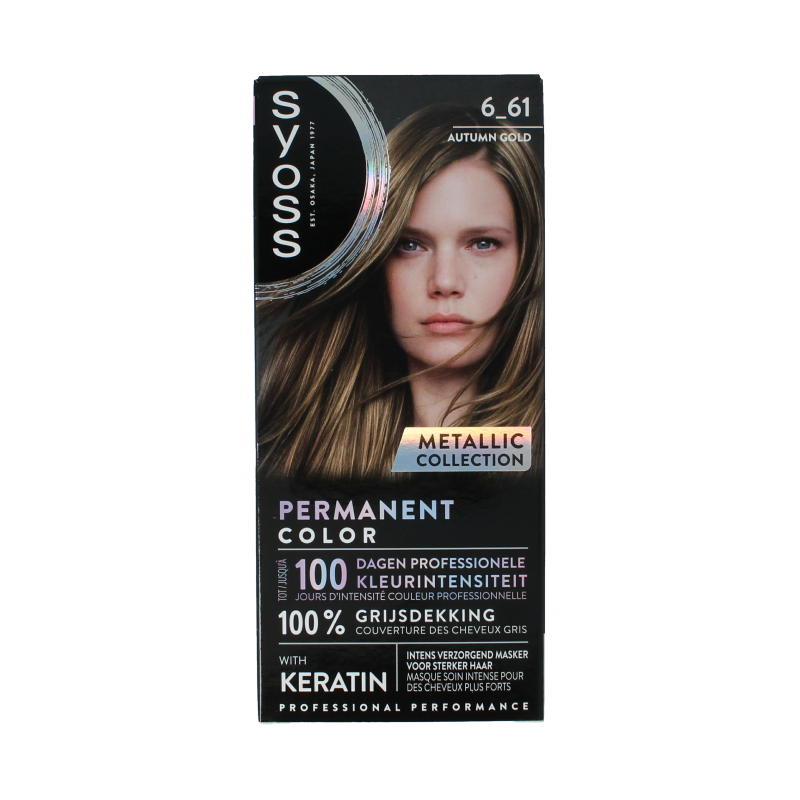Syoss Metallics 6-61 autumn gold 1 Set