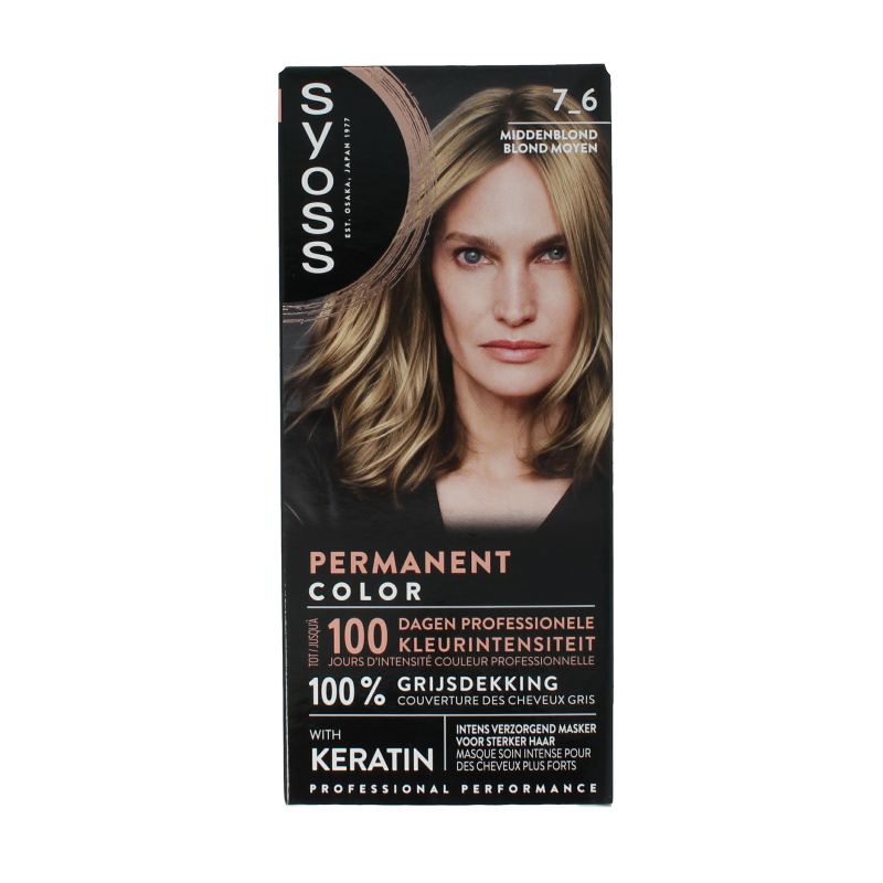 Syoss Color baseline 7-6 middle blond 1 Set