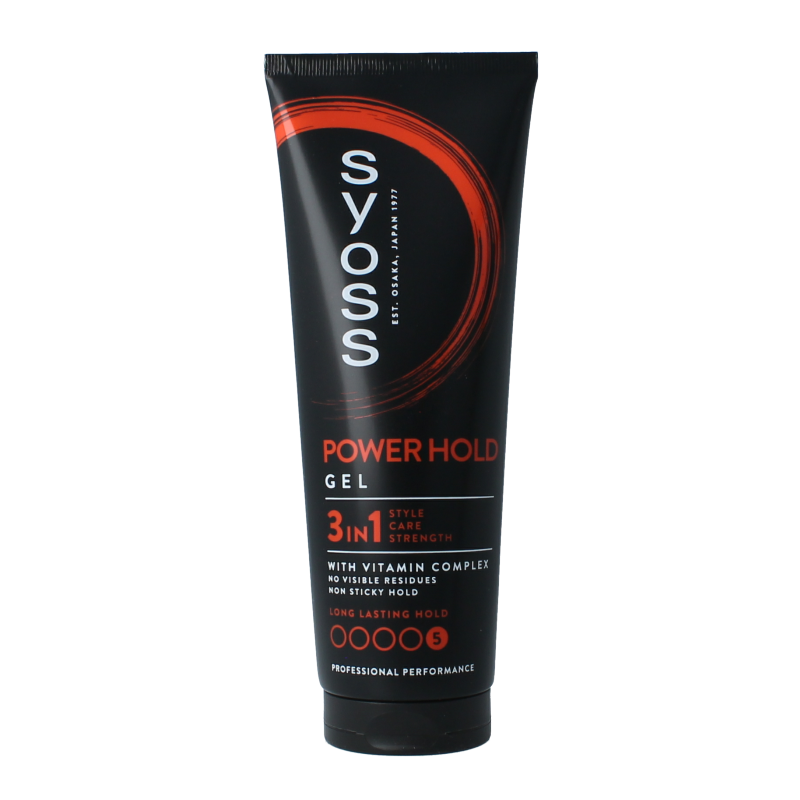 Syoss Men power hold gel extra sterk 250 Milliliter