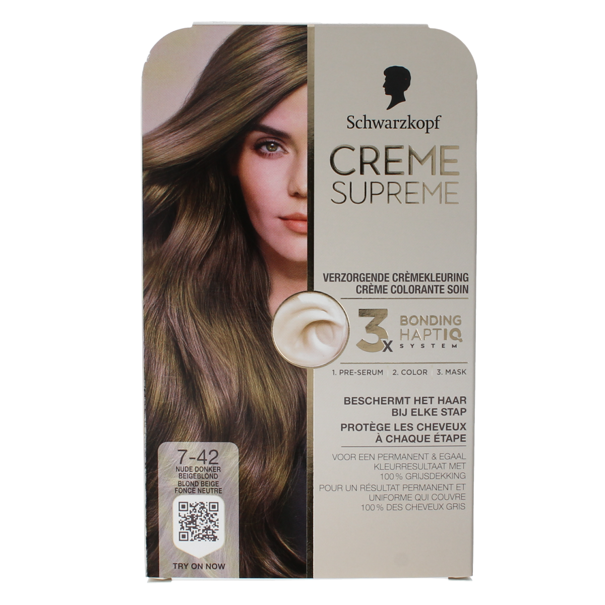 Schwarzkopf Creme supreme 7-42 D blond 1.00 Stuks
