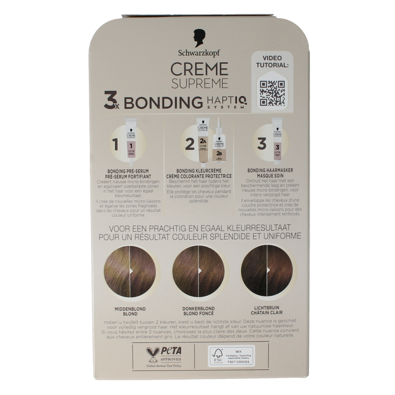 Schwarzkopf Creme supreme 7-42 D blond 1 Stuks