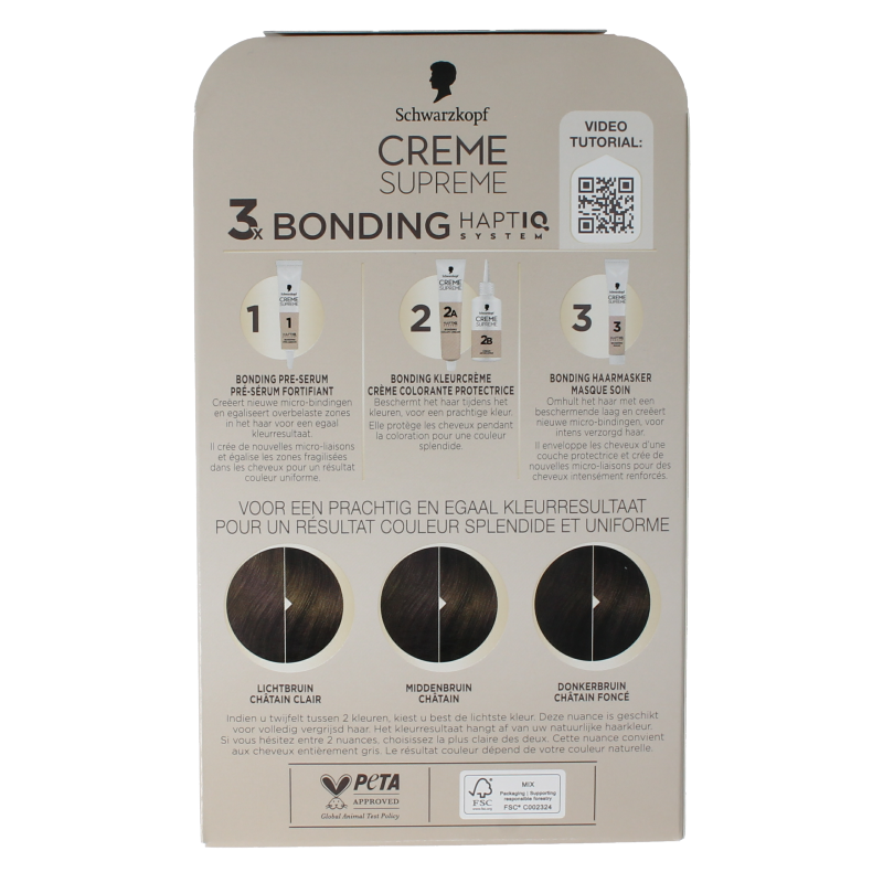 Schwarzkopf Creme supreme 5-0 bruin 1 Stuks