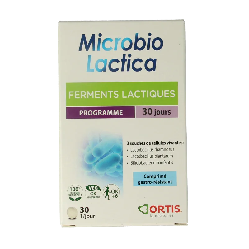 Ortis Microbio lactica 30 Tabletten