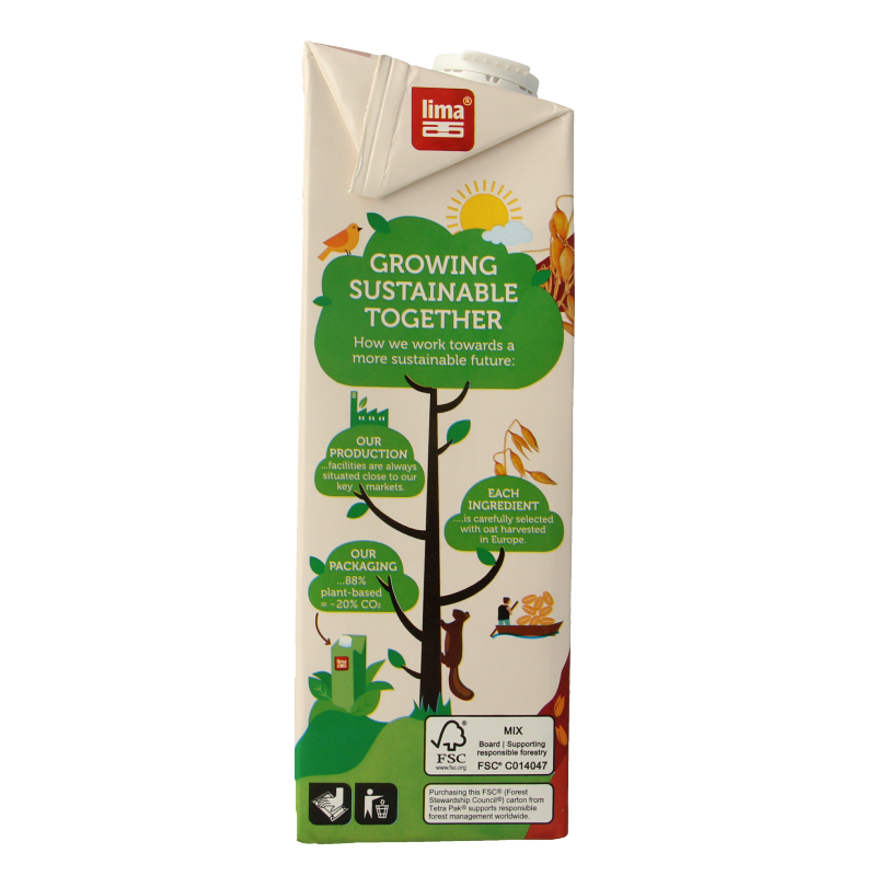 Lima Oat drink natural bio 1 Liter