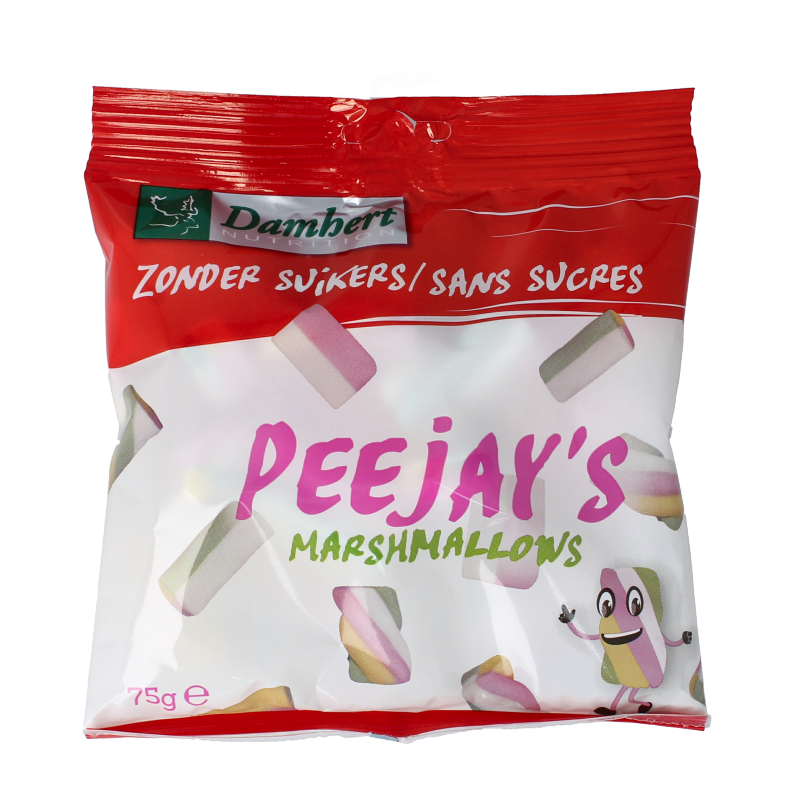 Damhert Peejays marshmallows 75 Gram