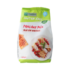 Damhert Pannenkoeken en wafelmix gluten- & lactosevrij 400.00 Gram