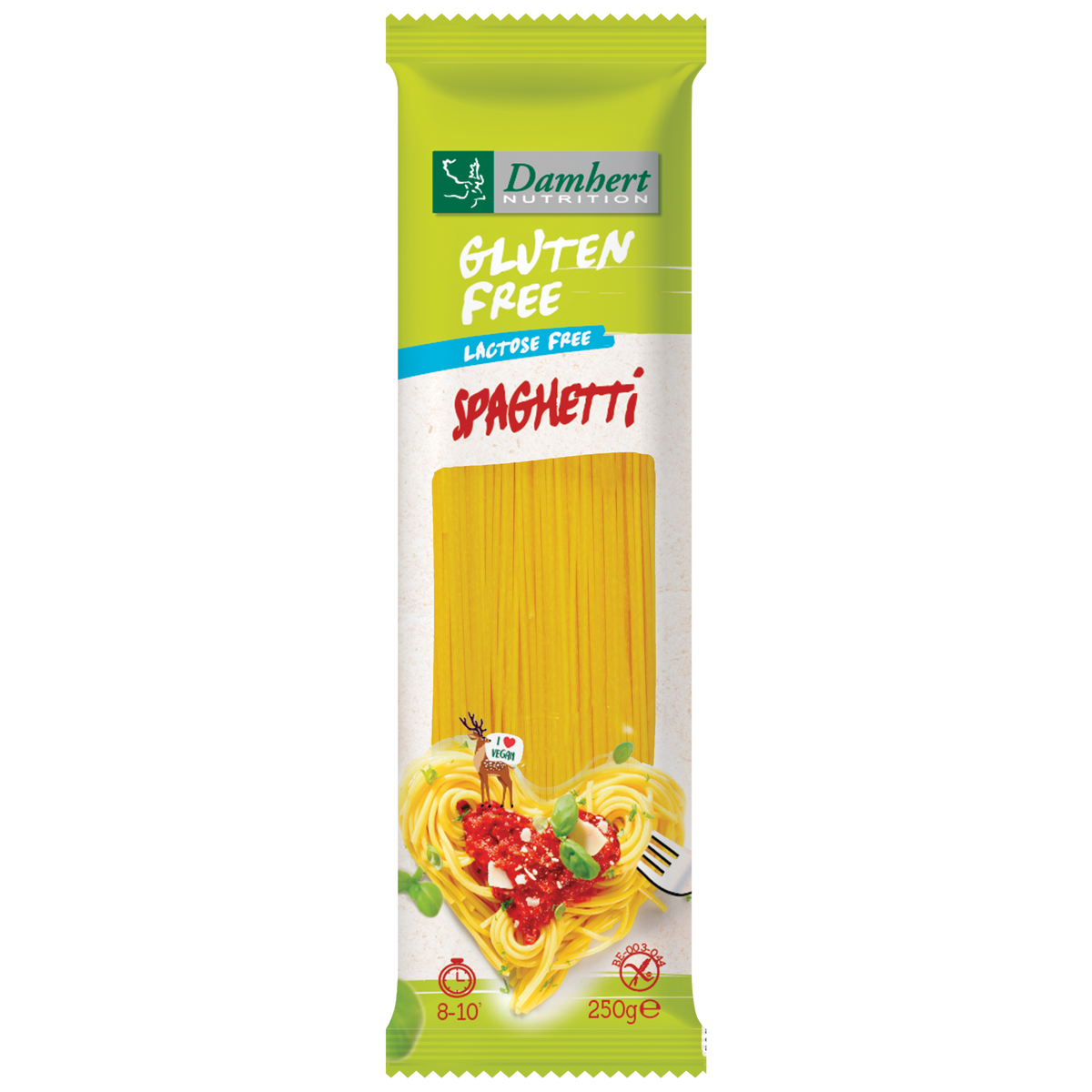 Damhert Pasta spaghetti glutenvrij 250 Gram