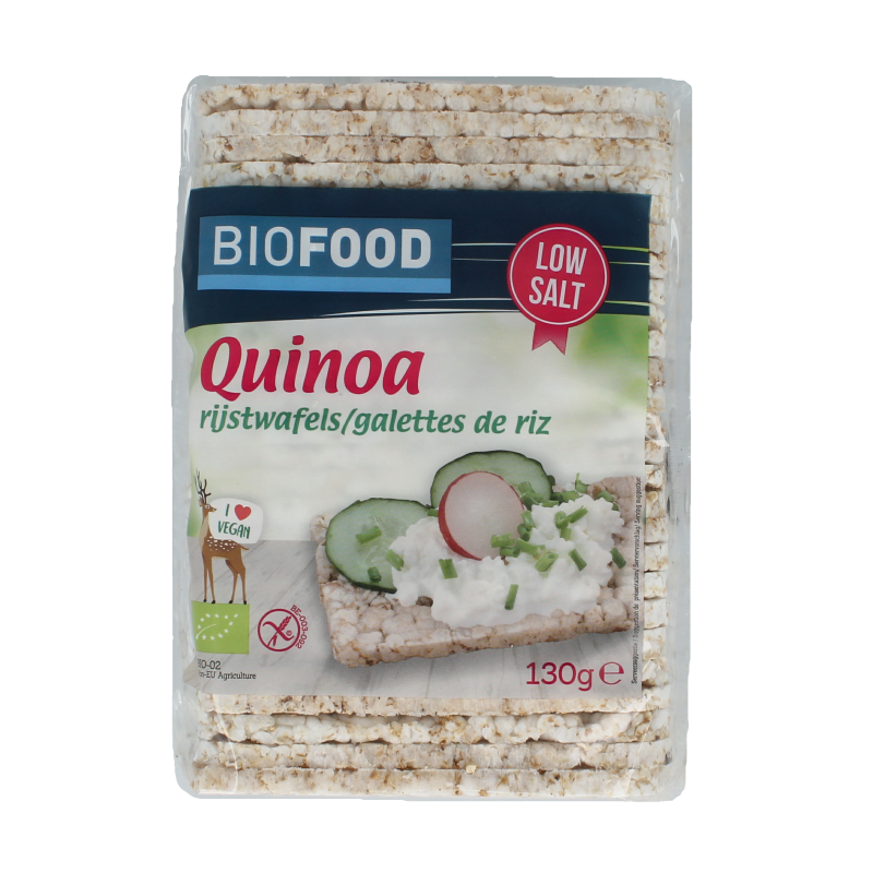 Damhert Rijstwafels met quinoa bio 130 Gram