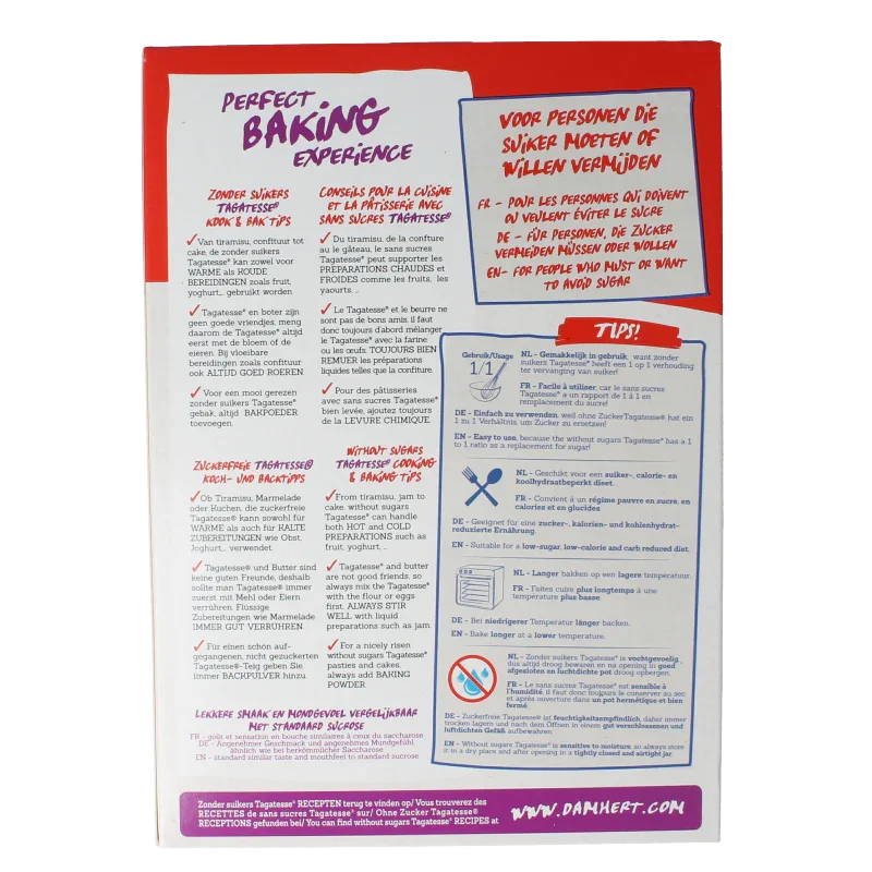 Damhert Tagatesse zoetstof 500 Gram