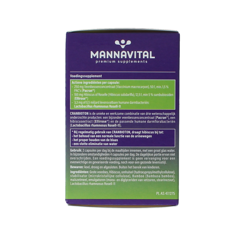 Mannavital Cranbioton 60 Capsules