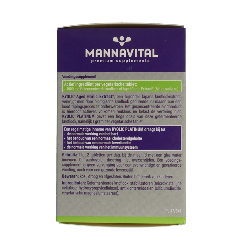 Mannavital Kyolic platinum 60 Tabletten