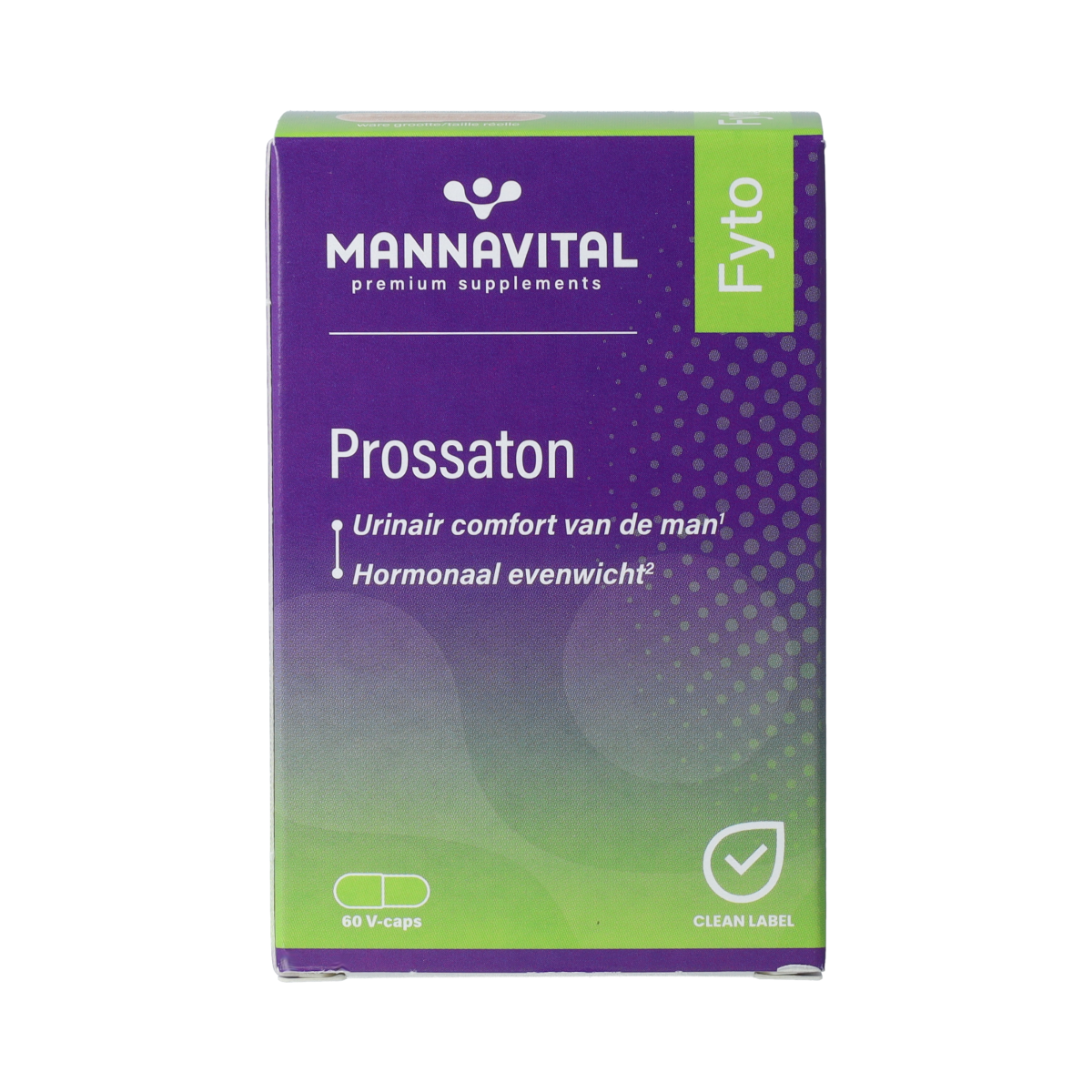 Mannavital Prossaton 60.00 Vegetarische capsules