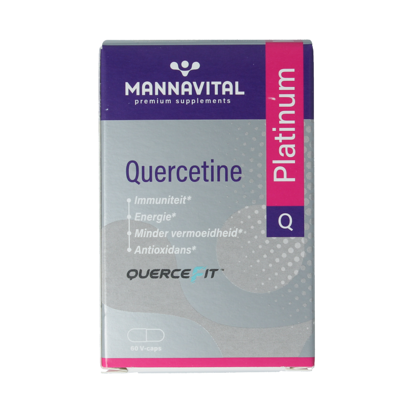Mannavital Quercetine platinum 60 Vegetarische capsules