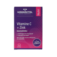 Mannavital Vitamine C plus zink 60 Tabletten