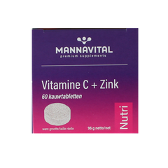 Mannavital Vitamine C plus zink 60 Tabletten