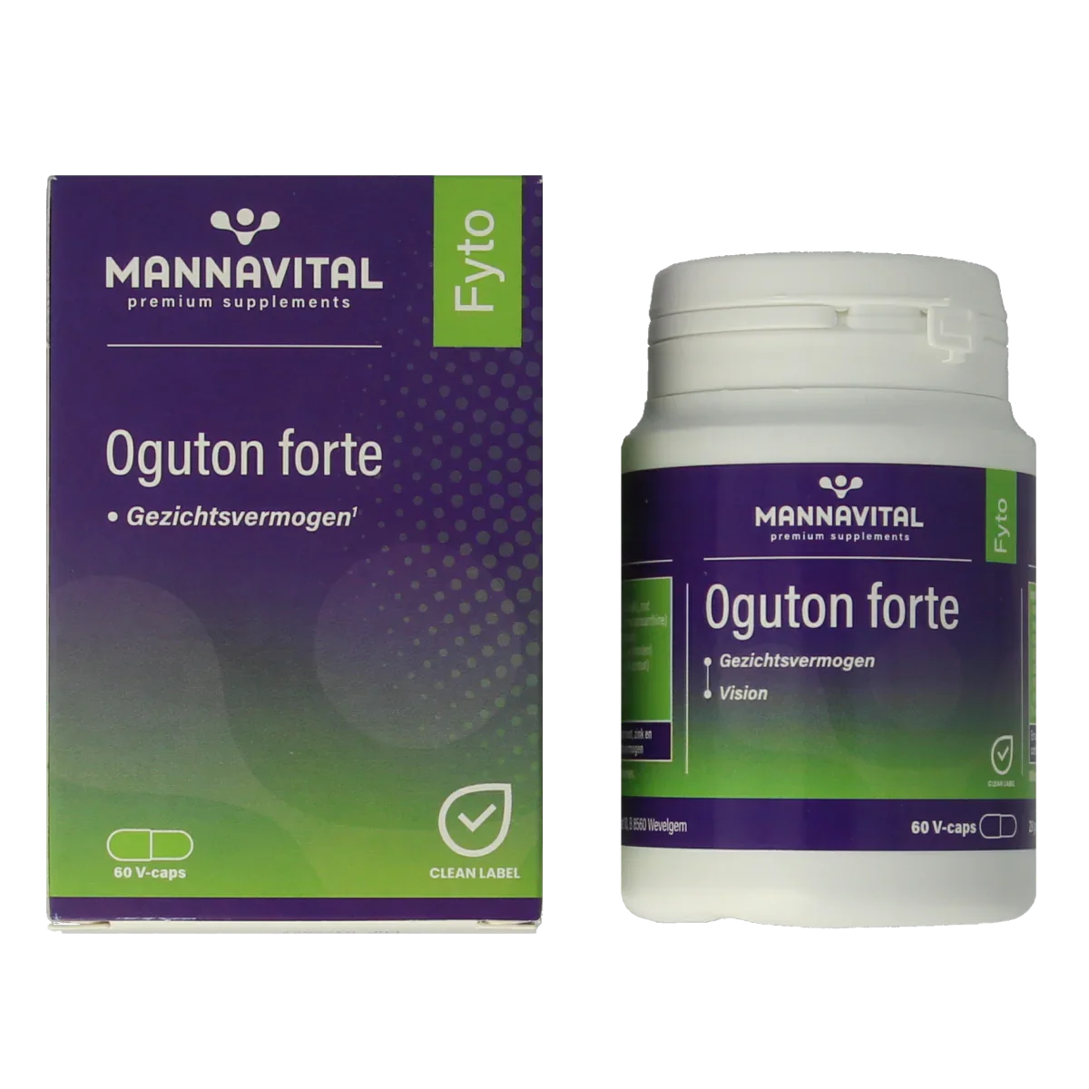 Mannavital Oguton forte 60 Vegetarische capsules