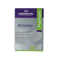 Mannavital Gember platinum bio 90 Vegetarische capsules