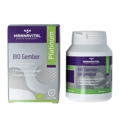 Mannavital Gember platinum bio 90 Vegetarische capsules