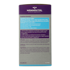 Mannavital Omega-3 algenolie platinum 60.00 Softgels