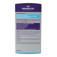 Mannavital Zwarte komijnolie platinum 120 Softgels