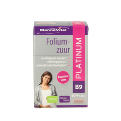 Mannavital Foliumzuur platinum 90 Vegetarische capsules