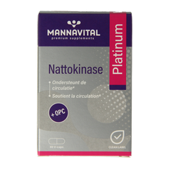 Mannavital Nattokinase platinum 90 Vegetarische capsules