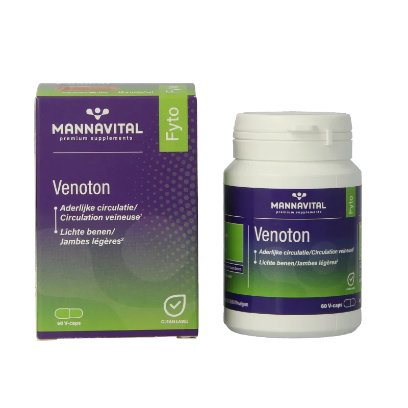 Mannavital Venoton 60 Vegetarische capsules