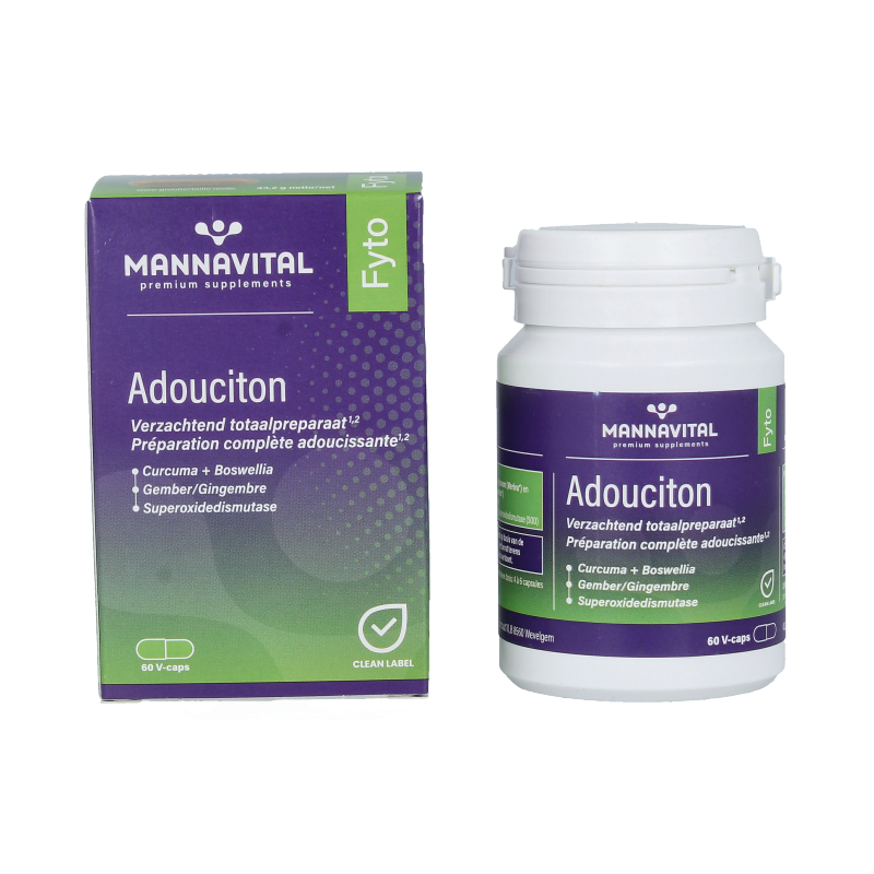 Mannavital Adouciton 60 Vegetarische capsules