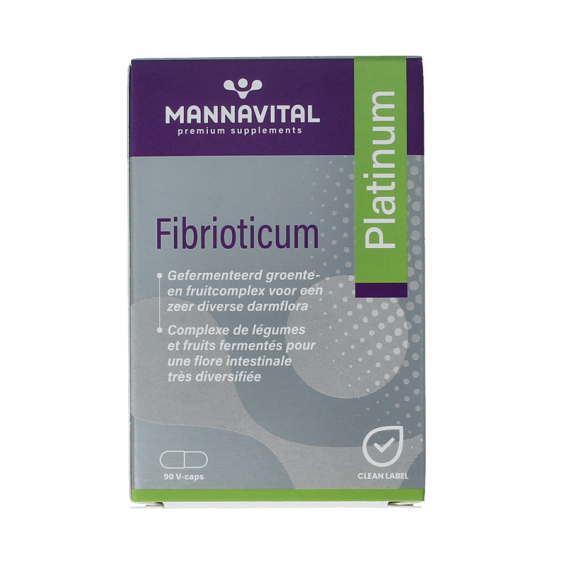 Mannavital Fibrioticum platinum 90 Vegetarische capsules