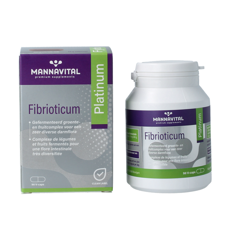 Mannavital Fibrioticum platinum 90 Vegetarische capsules