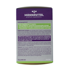 Mannavital Fibrioticum platinum 90.00 Vegetarische capsules