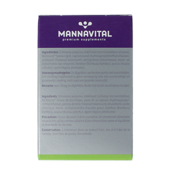 Mannavital Echinacea platinum 60.00 Vegetarische capsules