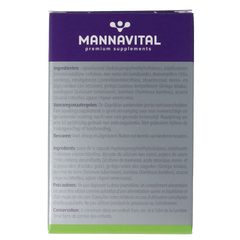 Mannavital Ginkgo platinum 60.00 Vegetarische capsules