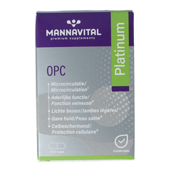 Mannavital OPC platinum 60 Vegetarische capsules