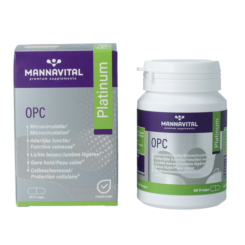 Mannavital OPC platinum 60 Vegetarische capsules