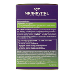 Mannavital Kyolic + lecithine 75.00 Capsules