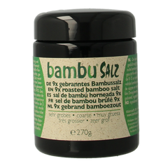 Bambu Salz Bamboezout zeer grof 9x gebrand 270.00 Gram
