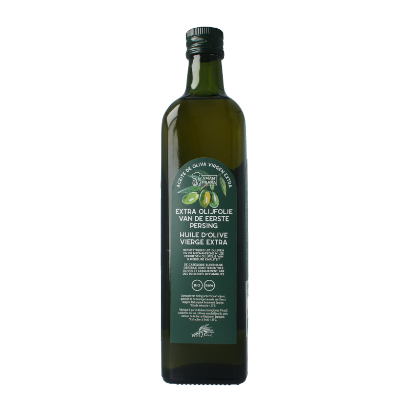 Amanprana Extra olijfolie eerste persing bio 750 Milliliter