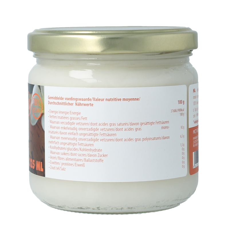 Kokovita Kokosolie geurloos bio 325 Milliliter