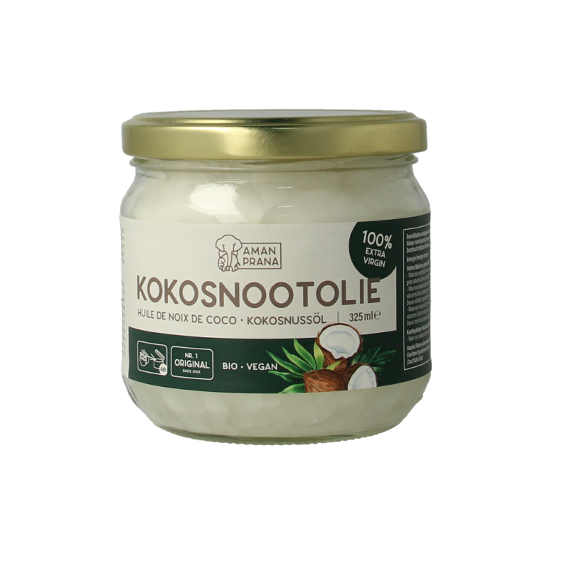 Amanprana Kokosnootolie bio 325 Milliliter