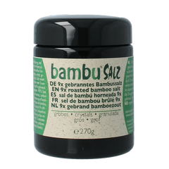 Bambu Salz Bamboezout grof 9x gebrand 270 Gram