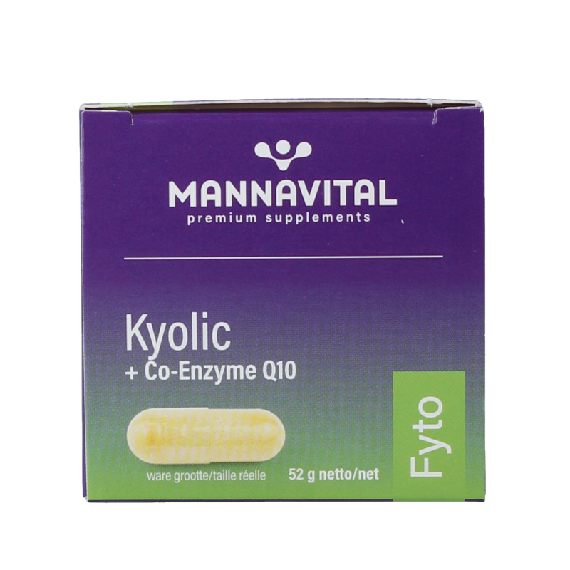 Mannavital Kyolic + co-enzym Q10 60 Capsules